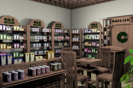 茶叶展柜
